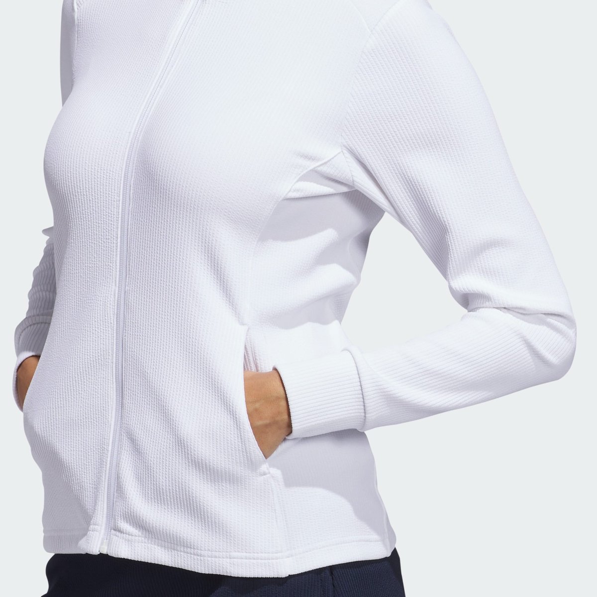 Veste Zip Intégral Texture Performance Veste Zip Intégral Texture Performance white, adidas Performance