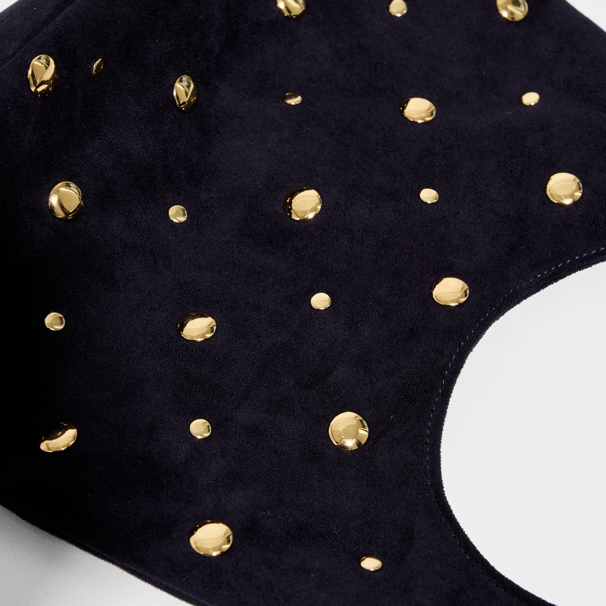 Sac porté épaule avec studs bleu marine, GRAIN DE MALICE