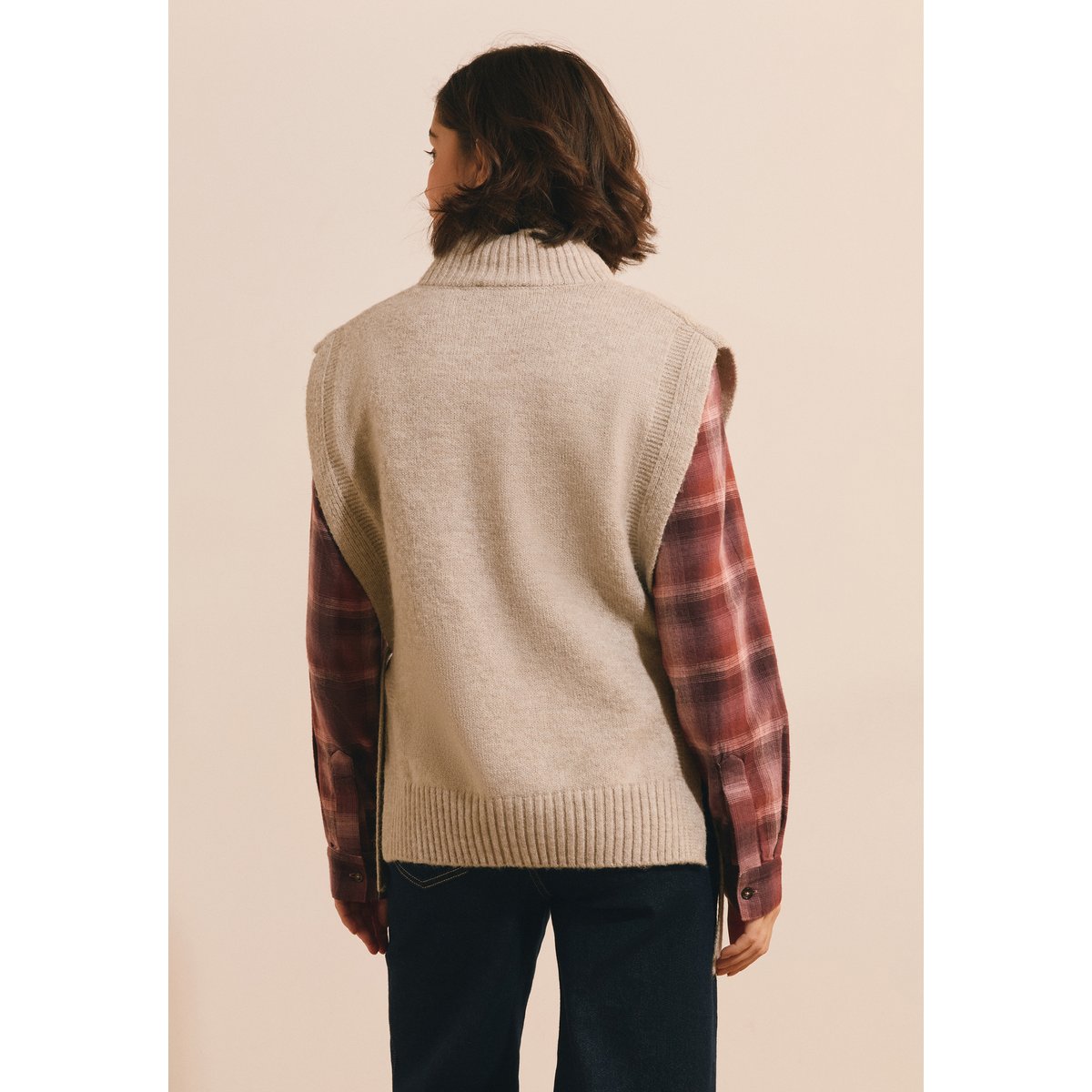 ETAM PULL SERAFIN - PULL SM taupe, ETAM