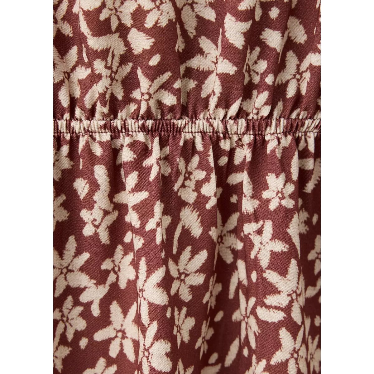 Robe à fleurs grenat, MANGO KIDS