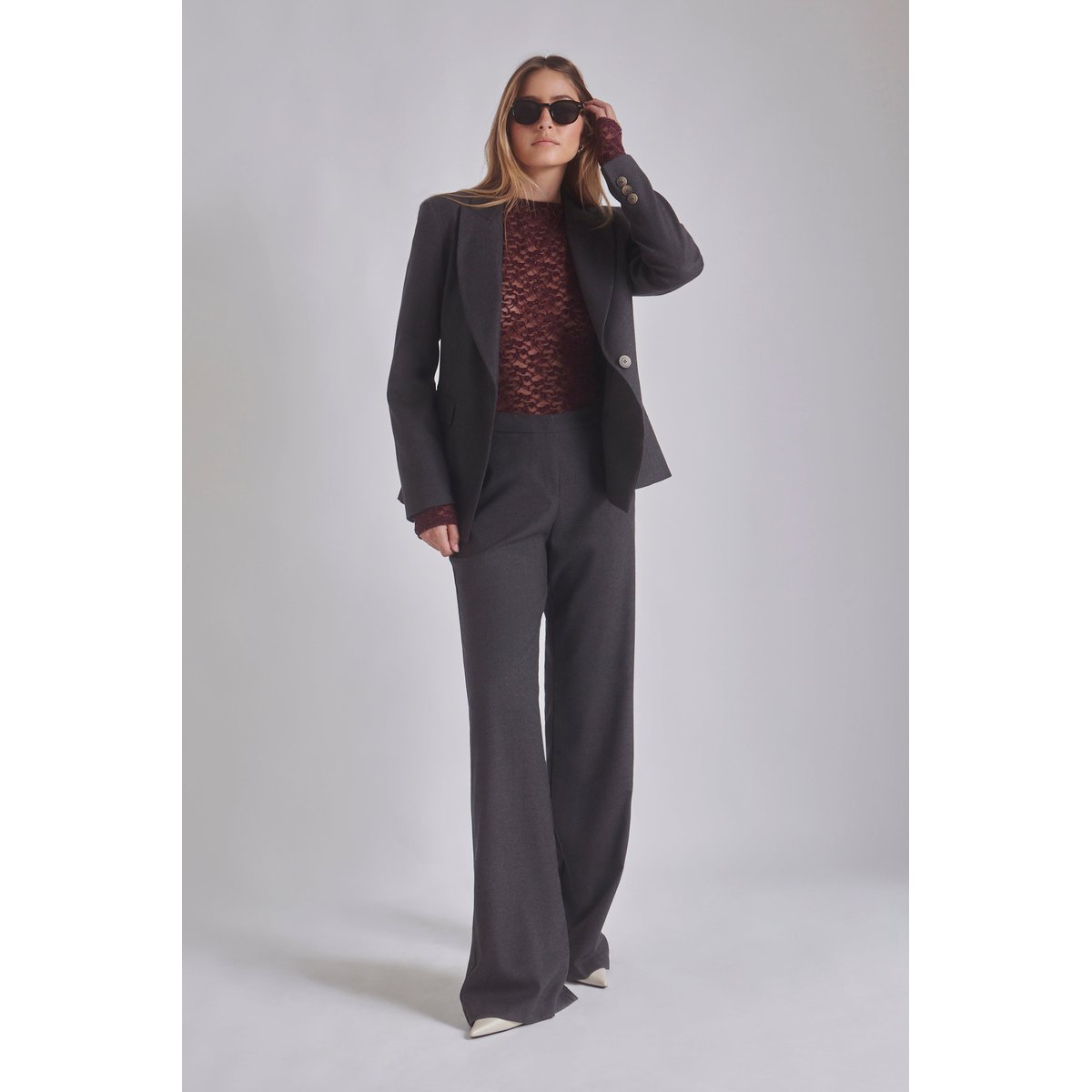Pantalon évasé BUTLER gris, BENOA