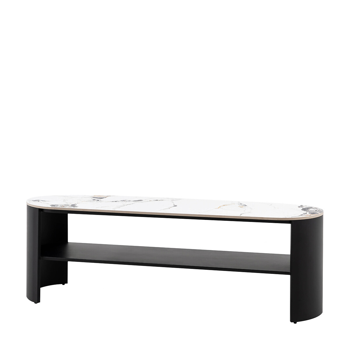 Maurice Marble & Metal Media Unit white marble, ÉDITÉ