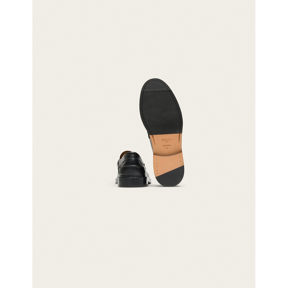 Mocassins VIRGILE noir, ODAJE