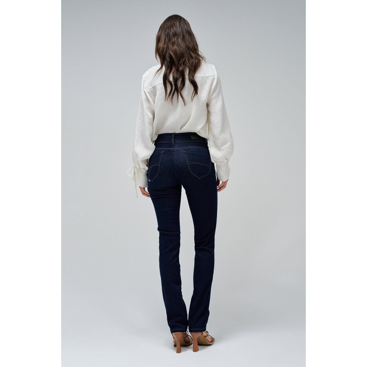 JEAN SECRET PUSH IN SLIM bleu foncé, SALSA JEANS