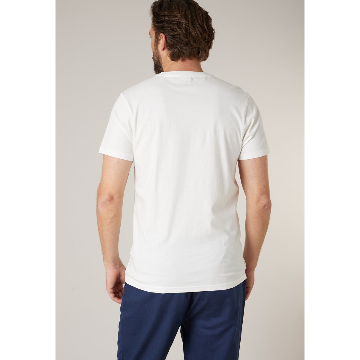 T-shirt homme en coton SUNBEAR naturel, DEELUXE