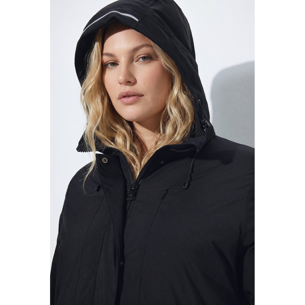 Veste technique HYPRAR à capuche noir, ULLA POPKEN