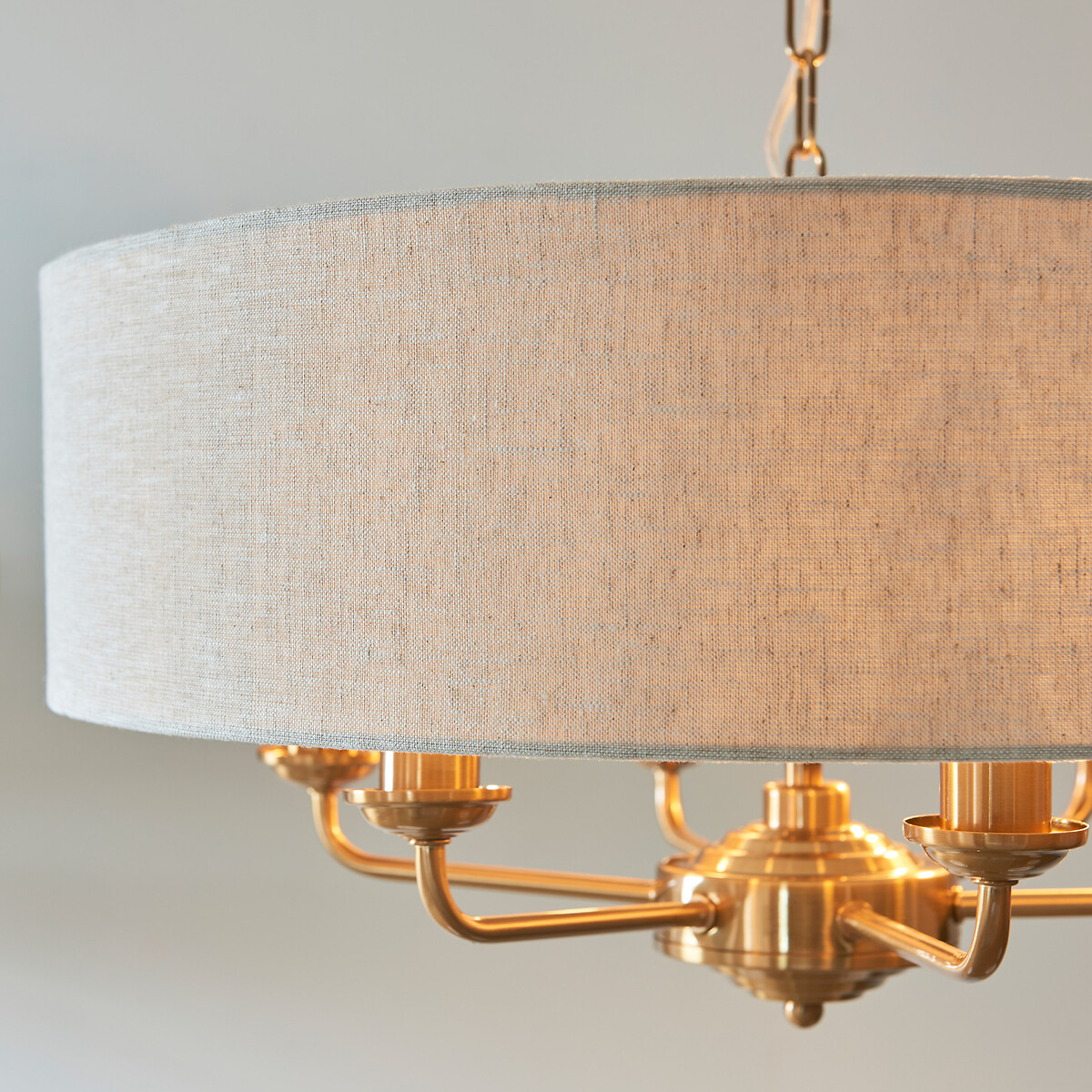 Harrington 6-Light Pendant in Vintage Brass natural, ÉDITÉ