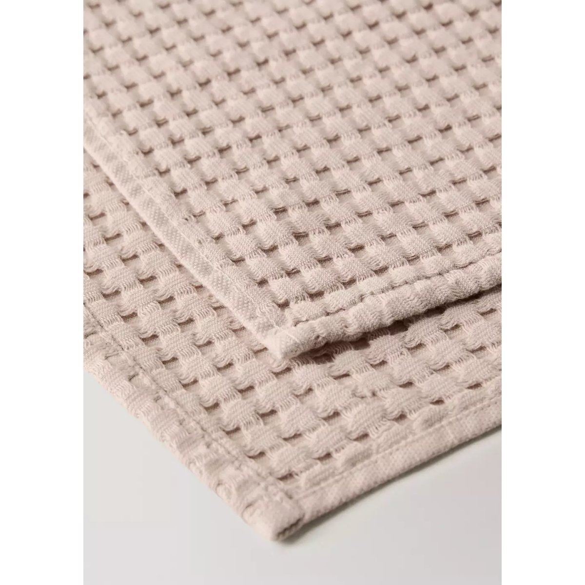 Drap de bain en coton gaufré abricot, MANGO HOME
