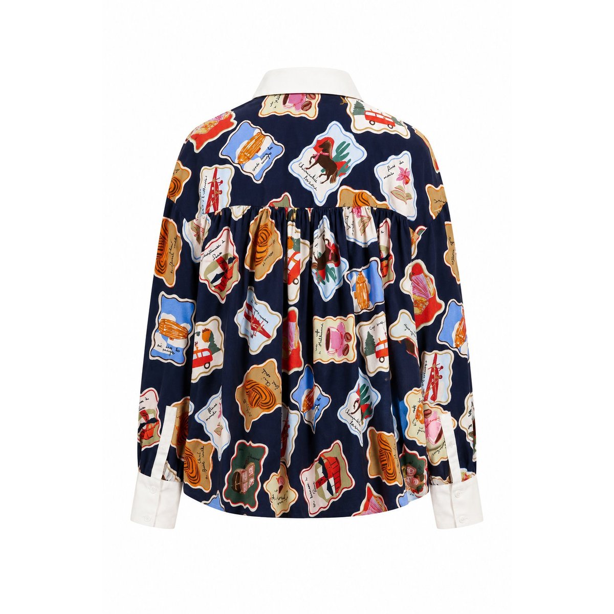 Chemise Avon en coton AVON timbres, FRNCH