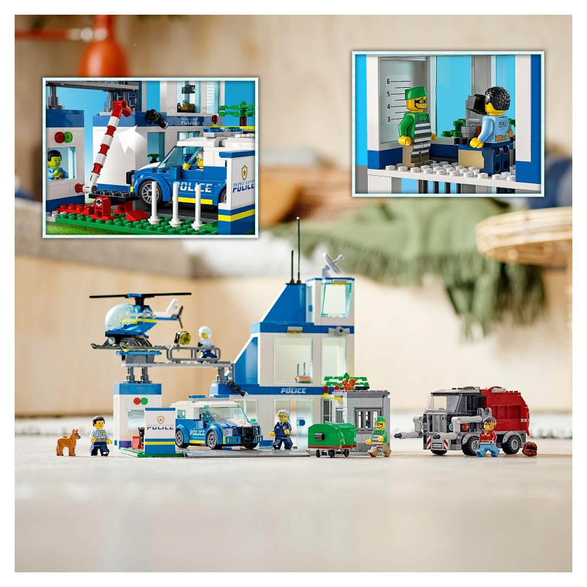 LEGO City - Commissariat de Police 60316 : Aventure Urbaine multicolore, LEGO