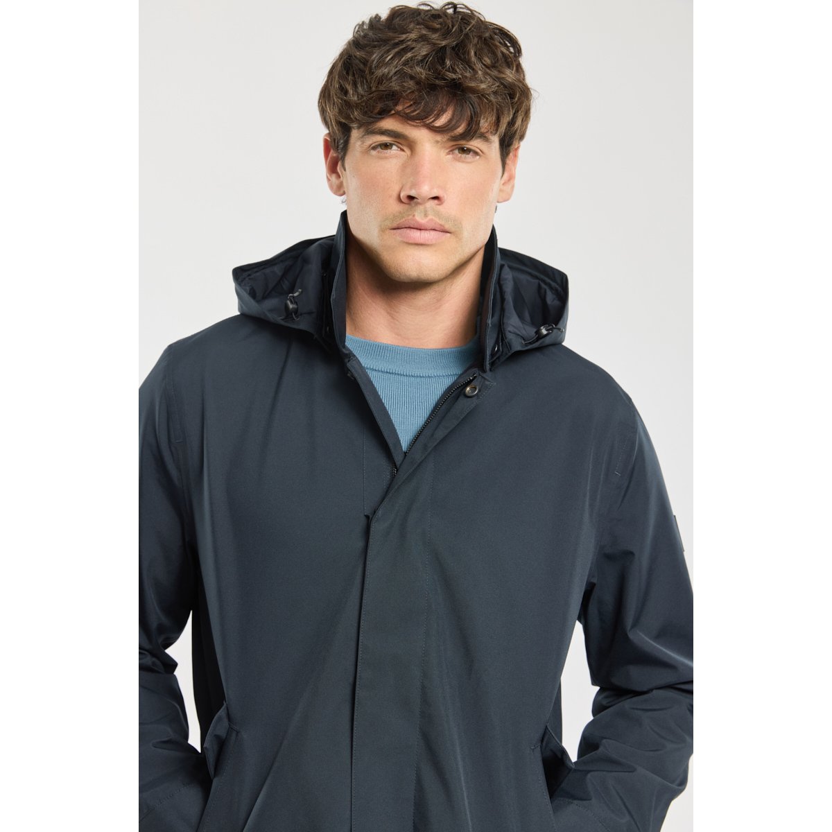 Parka imperméable et respirante unisexeBermudes NOLWENN FALIGOT marine deep, ARMOR-LUX
