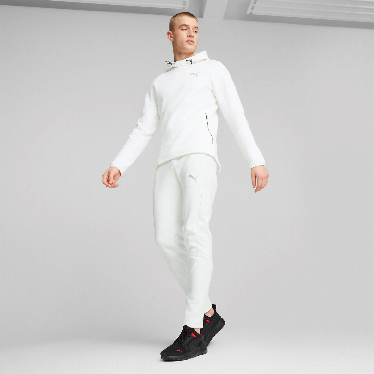 Pantalon de sport Evostripe blanc, PUMA