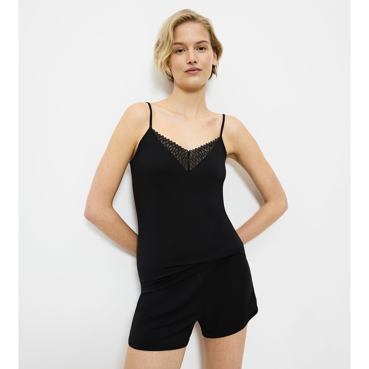 Shorts da notte in modal Aura Spotlight nero , TRIUMPH