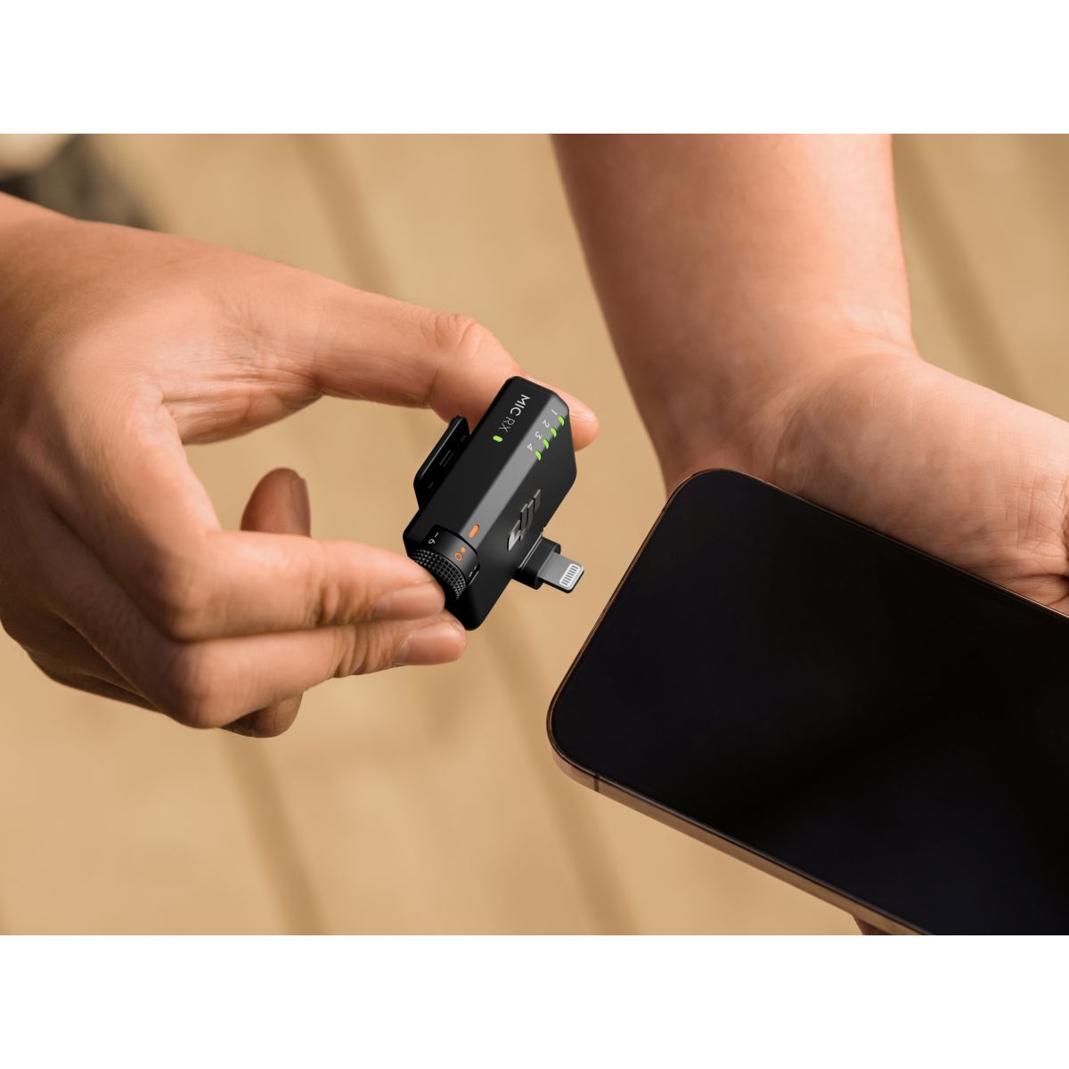 Micro cravate sans fil Mic Mini 2S (1 TX + 1 RX) couleur unique, DJI