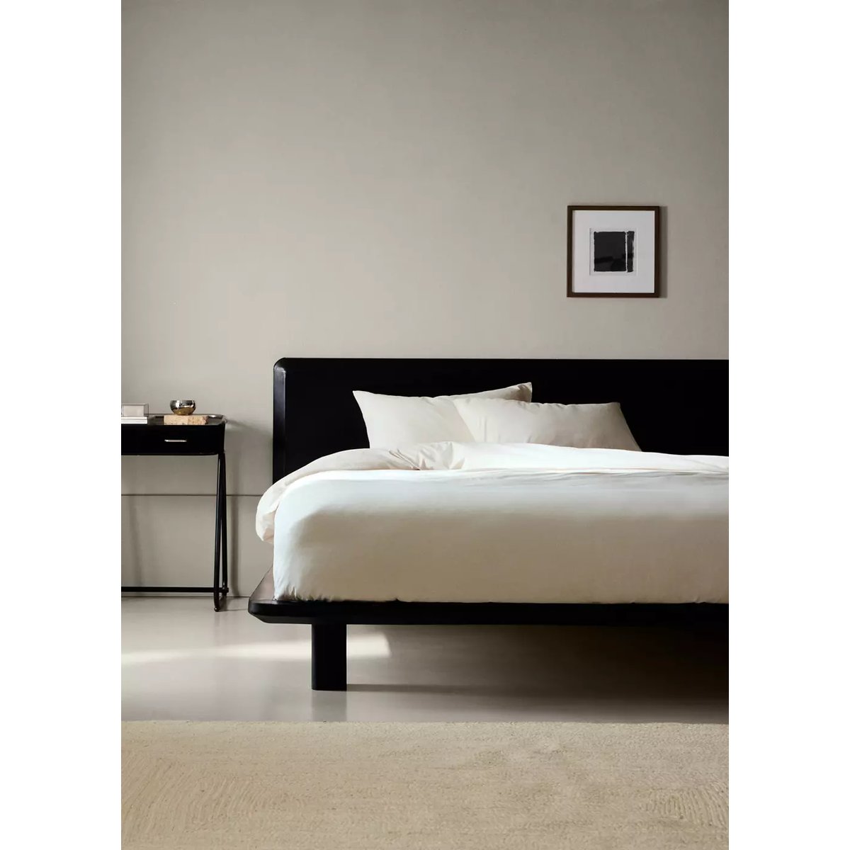 Housse de couette coton lavé lit 180/200 cm sable, MANGO HOME