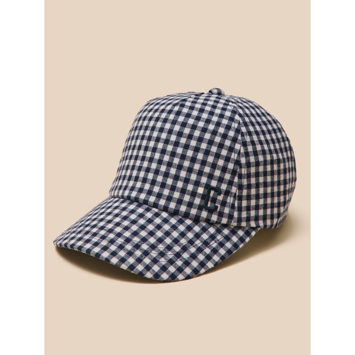 Casquette en vichy encre, CYRILLUS