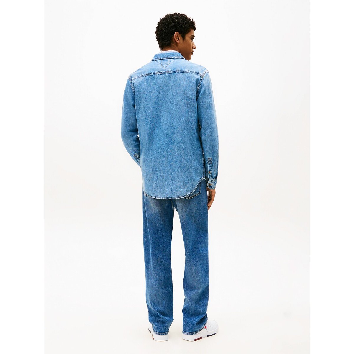 Denim Shirt denim blue , TOMMY JEANS