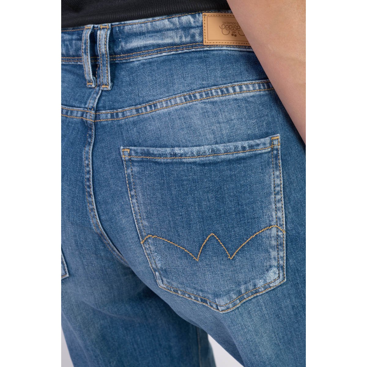 Jeans loose, large 400/28 loose , longueur 34 blue, LE TEMPS DES CERISES
