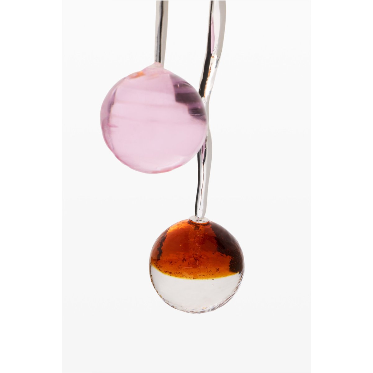 Boucles d’oreilles émaillées zalio noir, DESIGUAL