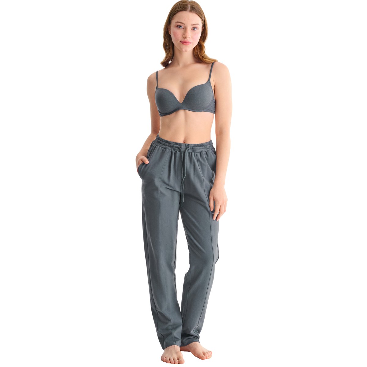 Soutien-gorge push-up sans armatures FREEDOM gris, LISCA
