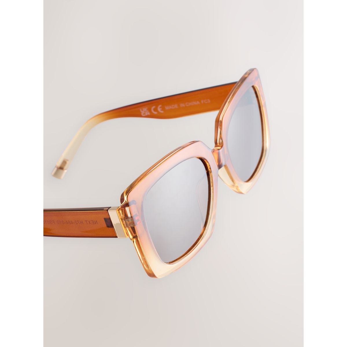Lunettes de soleil carrées orange, NEXT