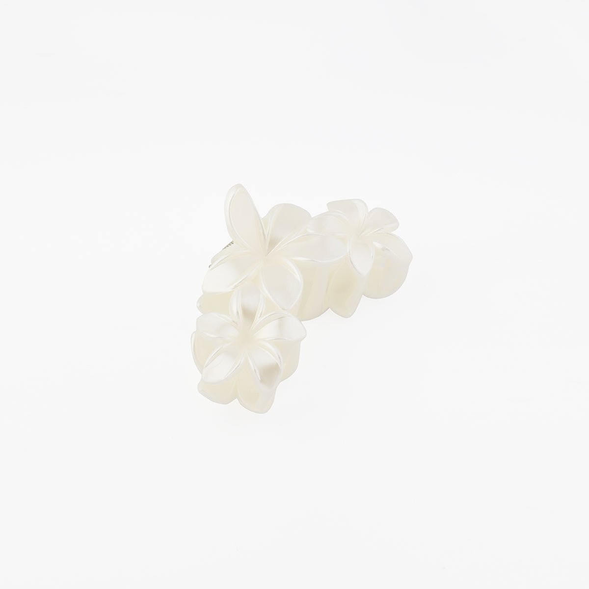 Pince à cheveux fleurs blanc perle blanc, BALABOOSTE