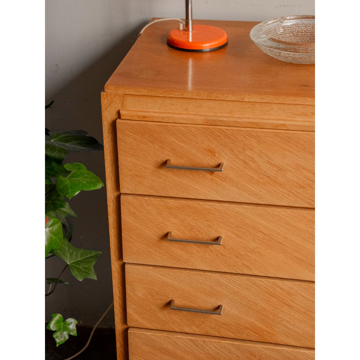 Commode en bois clair style scandinave Olga N°461 - Bon état bois clair, DEBONGOUT