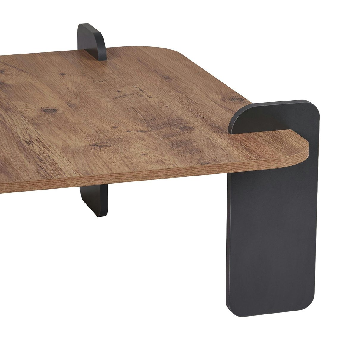 Table basse carrée en bois design MARFA pin, PIER IMPORT