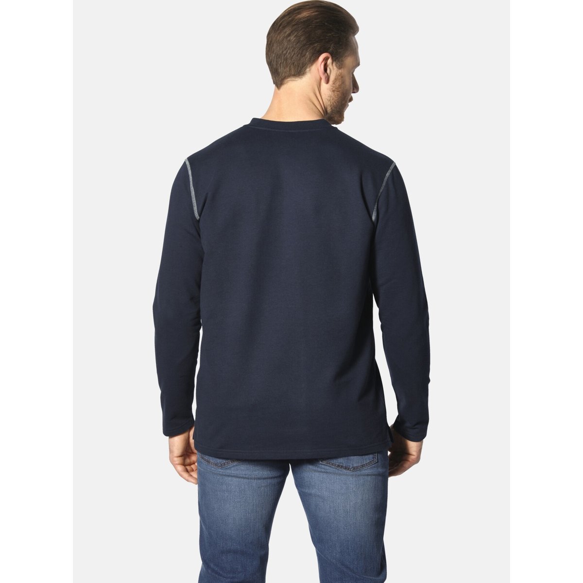 Sweatshirt JORNSEN bleu foncé, JAN VANDERSTORM