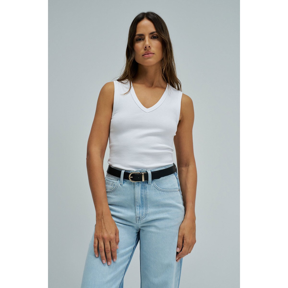 TOP BASIQUE À RAYURES blanc, SALSA JEANS