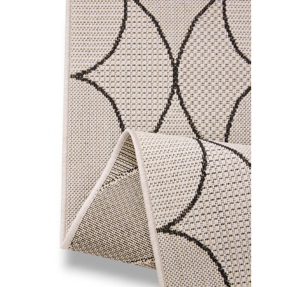 Tapis de couloir extérieur & intérieur METRO blanc, BENUTA