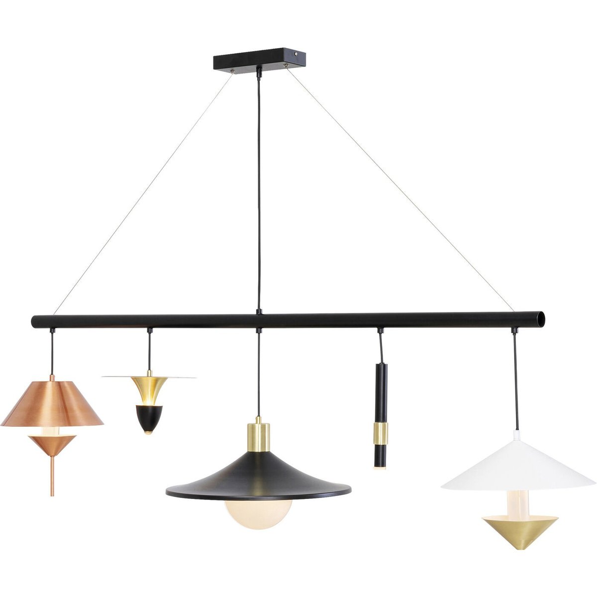 Suspension en acier, CAPPELLI multicolore, KARE DESIGN