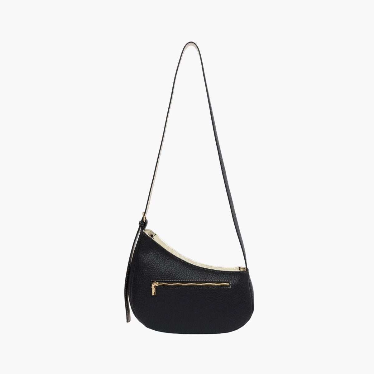 Sac porté épaule  Todora M noir,doré, LOLLIPOPS