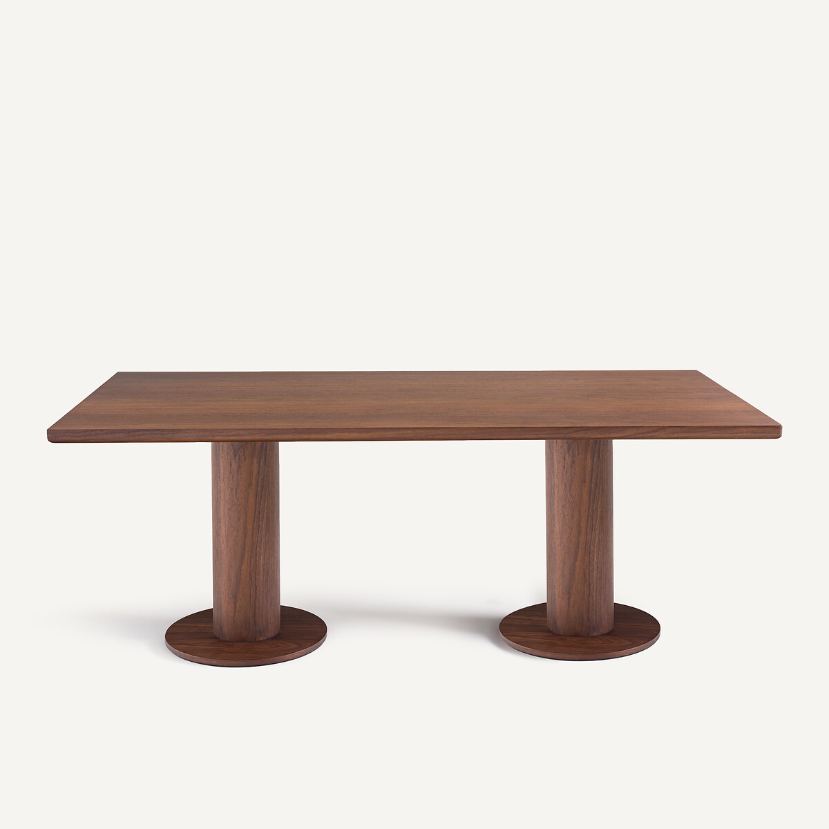 Plateau de table rectangulaire en plaqué noyer, longueur 200 cm, RECTO noyer, AM.PM