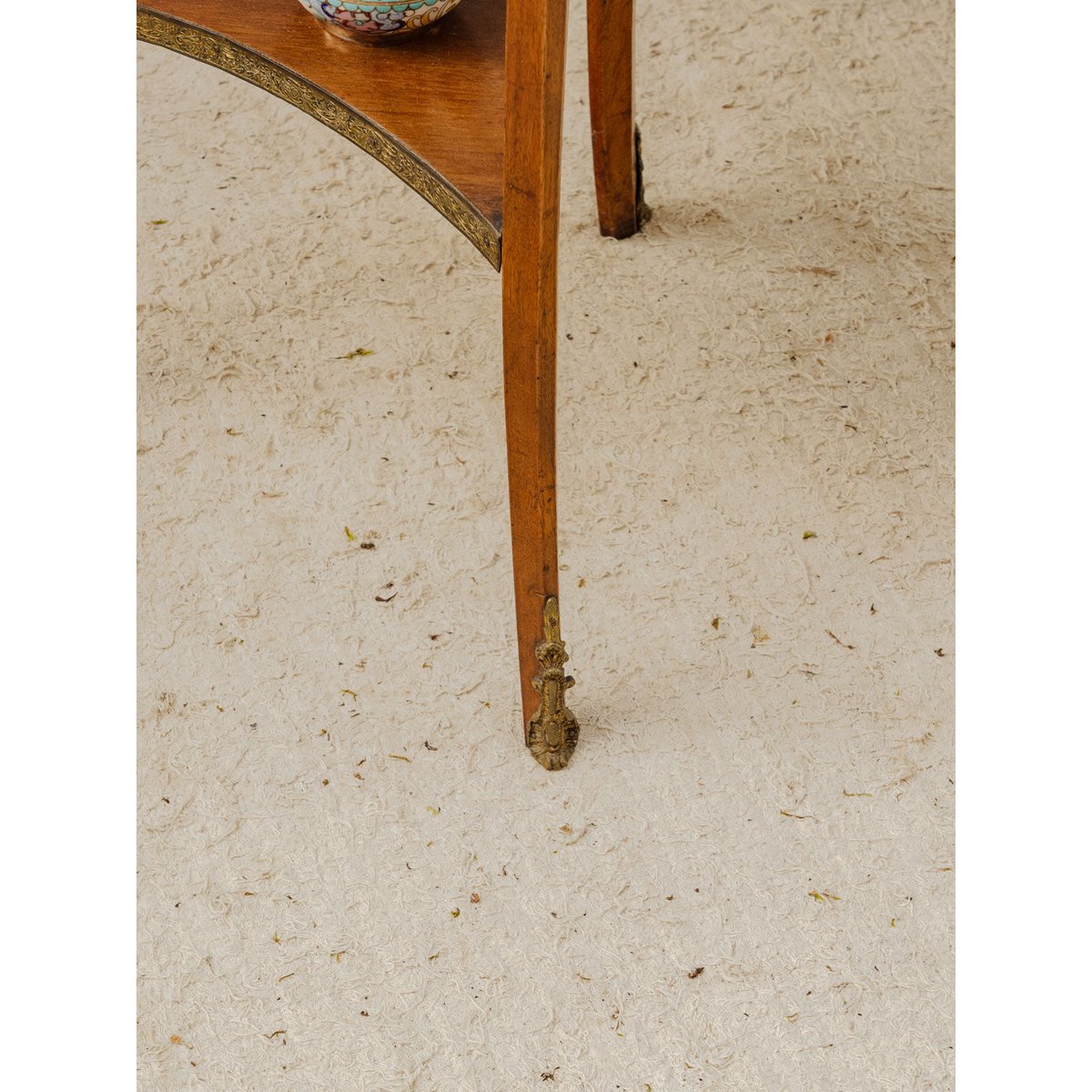 Sellette en bois Francine N°1655 - Bon état bois foncé, DEBONGOUT