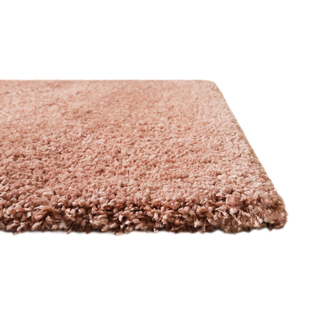 Tapis salon épais et moelleux poils longs , BOZEN rose, HOMIE LIVING