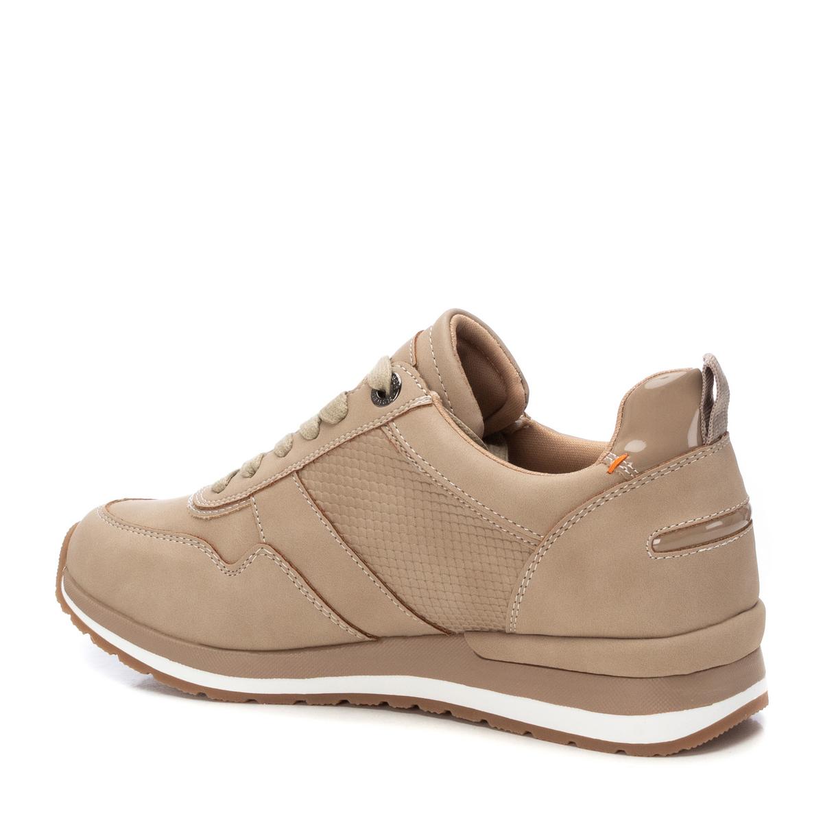 Baskets Plaine Décontractée Fermeture éclair beige, REFRESH
