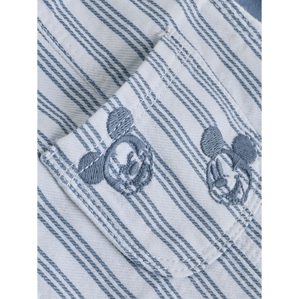 Ensemble bébé body et salopette mickey mouse bleu, NEXT