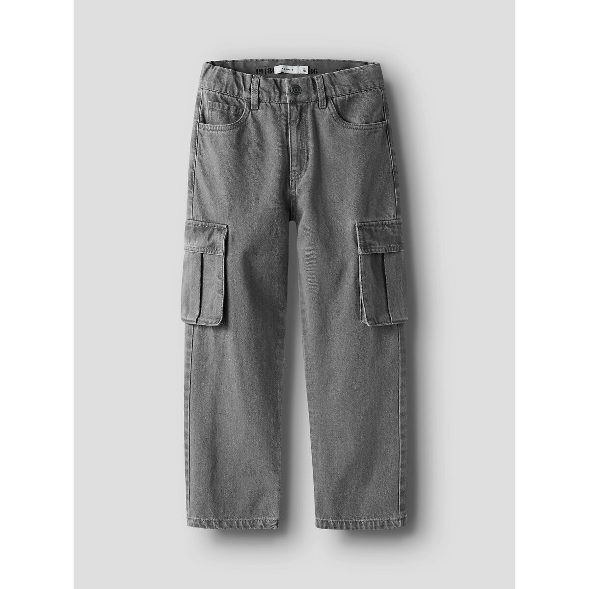 Jeans dritti 8-14 anni grigio denim, NAME IT