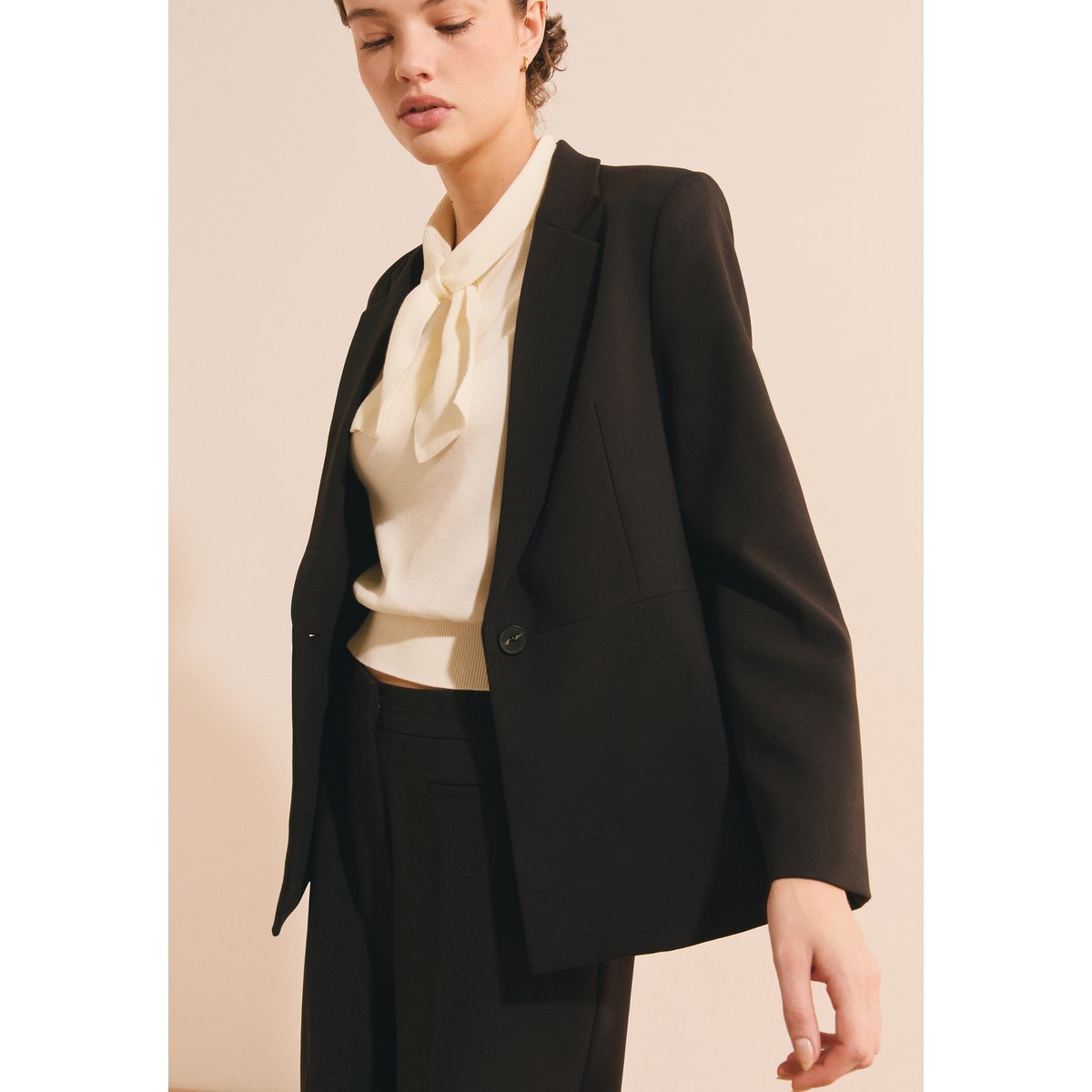 Veste peplum PITA noir, ETAM