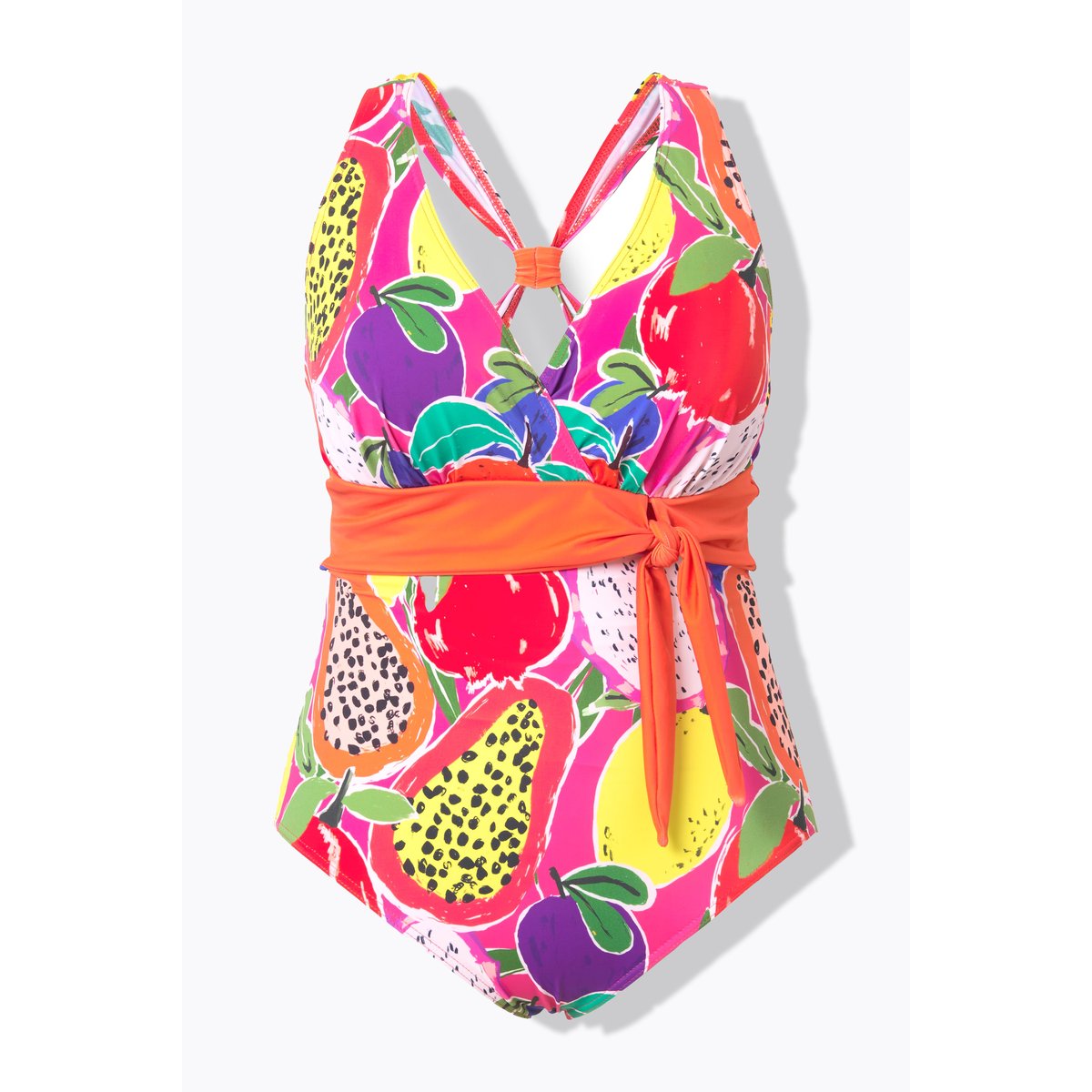 Maillot de bain à bonnets souples rose vif, ULLA POPKEN