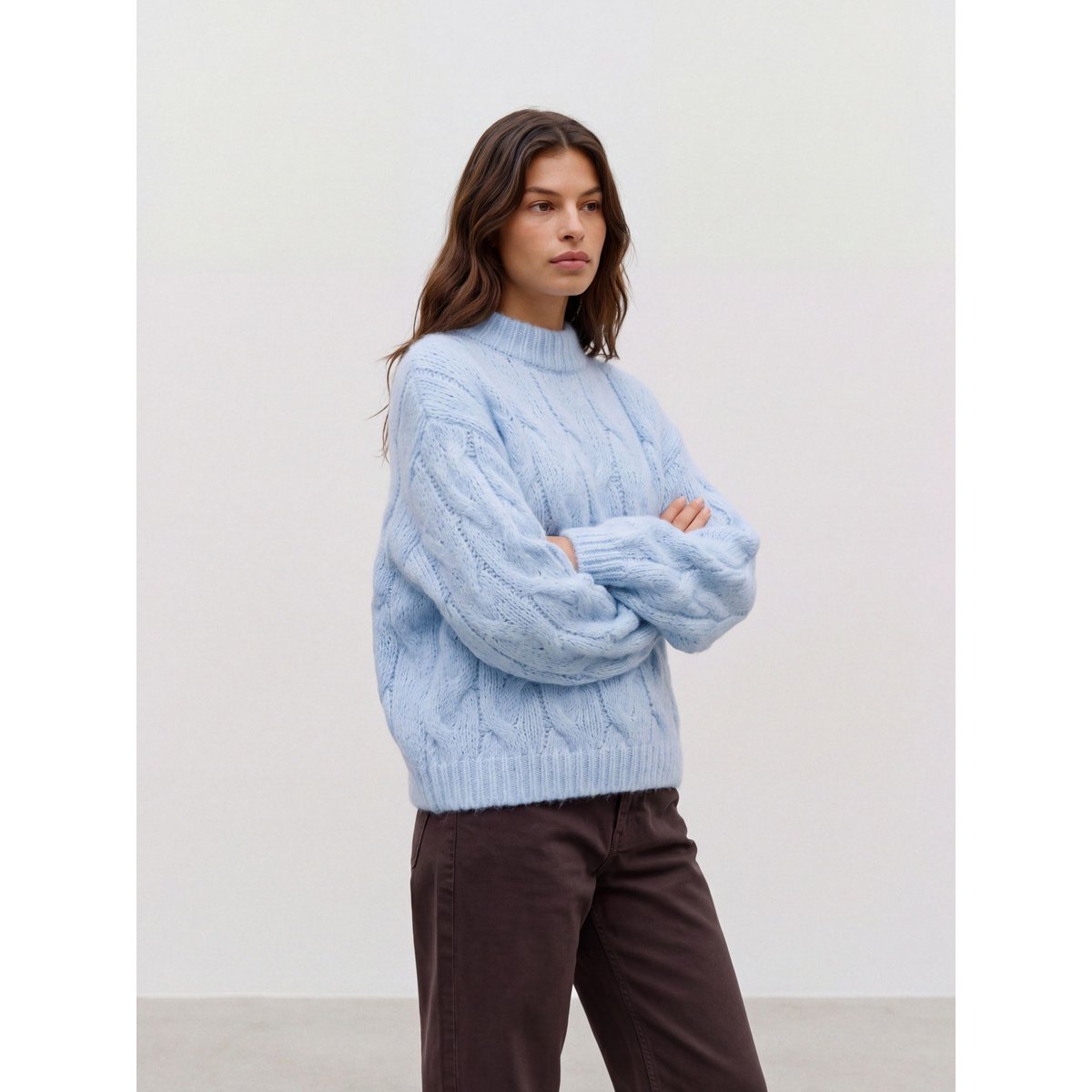 Pull En Maille cashmere blue, VERO MODA