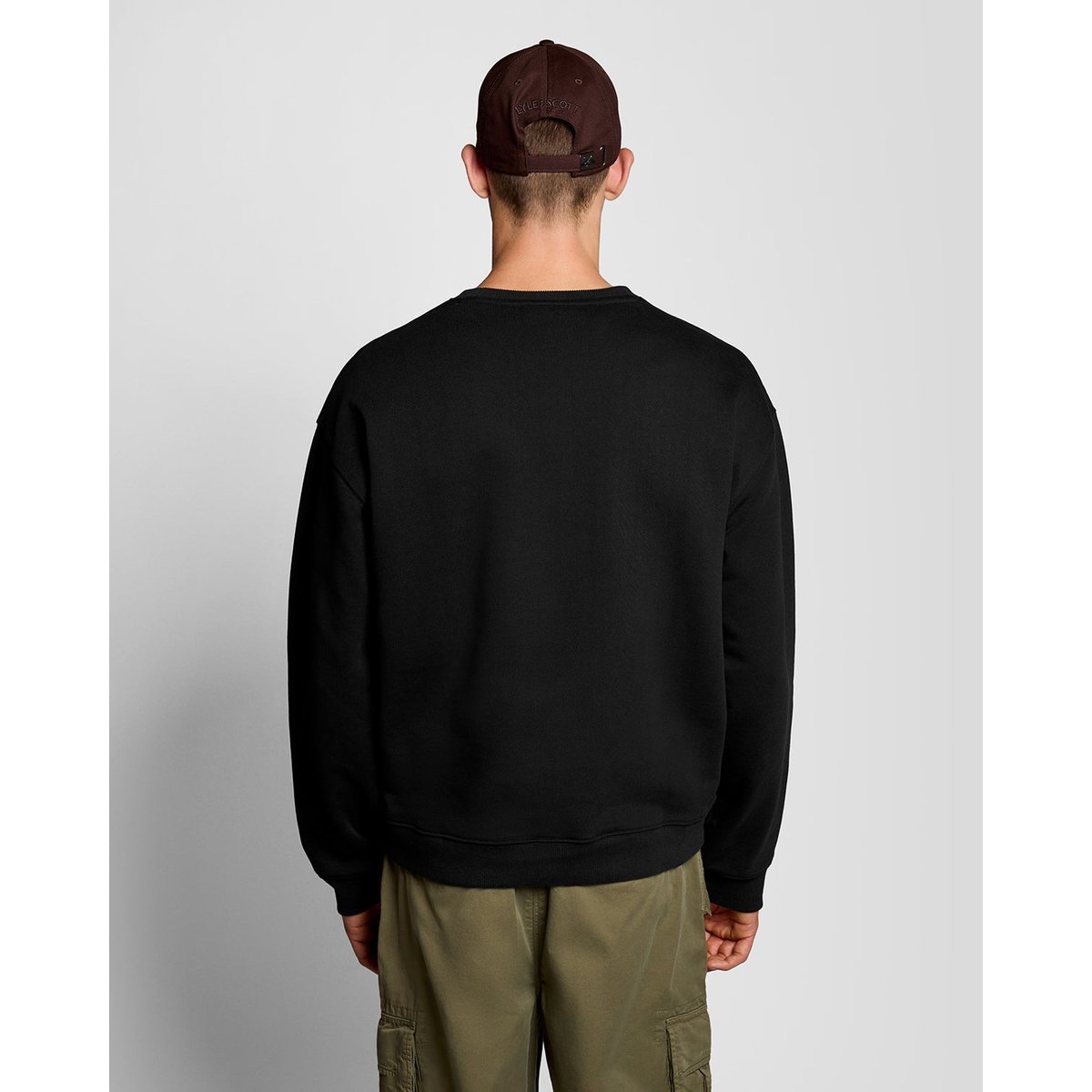 Sweat-shirt épais script noir jais, LYLE & SCOTT