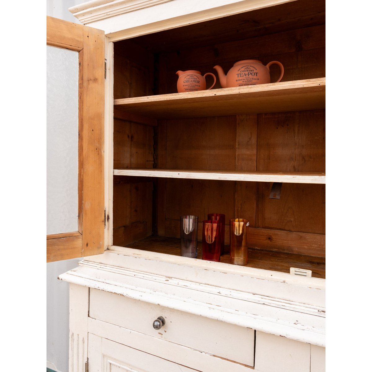 Buffet à deux corps en bois écru Gilbert N°1692 - Bon état ecru, DEBONGOUT