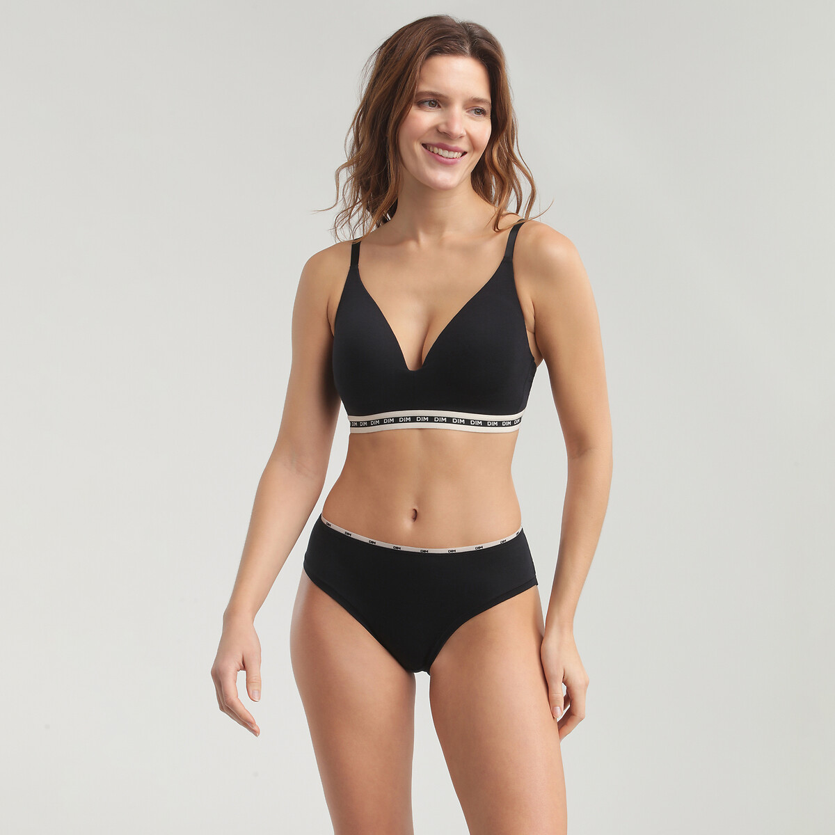 Soutien-gorge triangle DIM ICONS noir, DIM