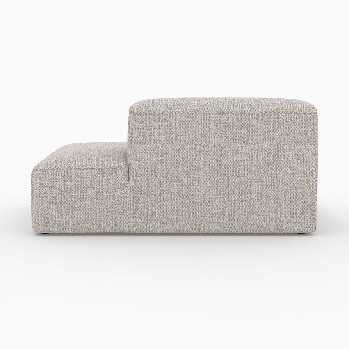 Canapé d'angle gauche modulable en tissu - HESTIA beige, MAISON PAVANE