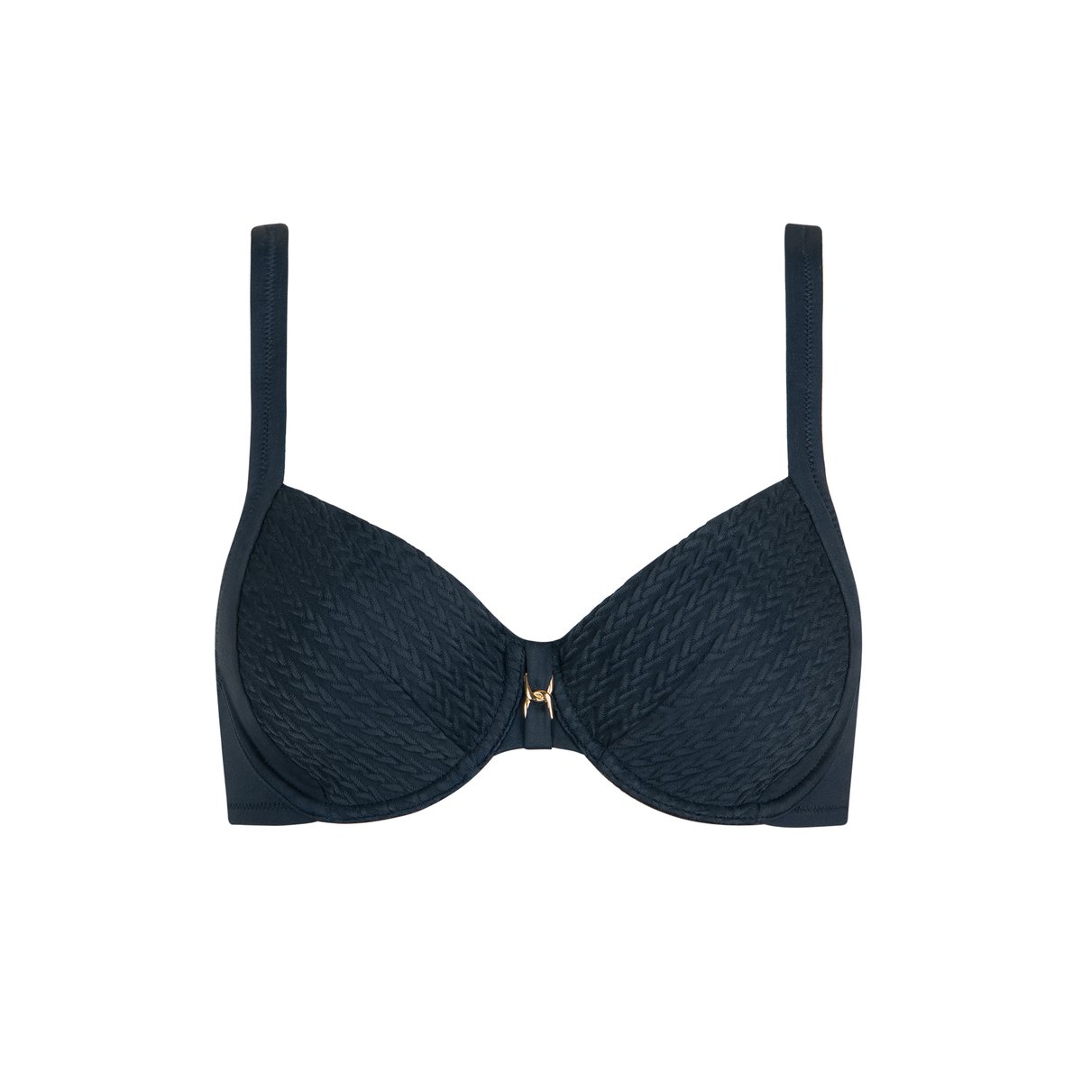 Haut maillot de bain armaturé multipositions Sardinia bleu, LISCA