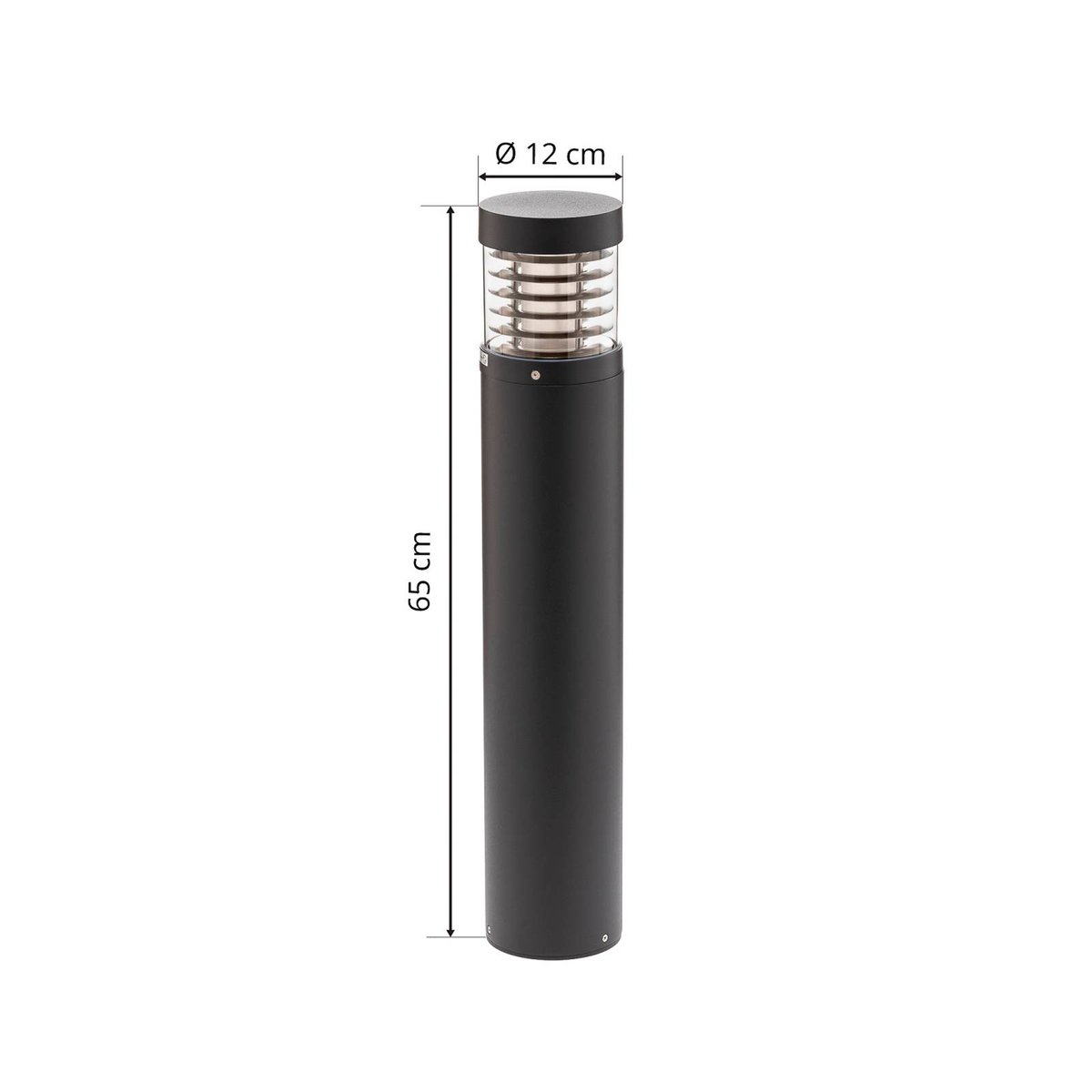 Luminaire extérieur en aluminium moderneLED anthracite, transparent, LUCANDE