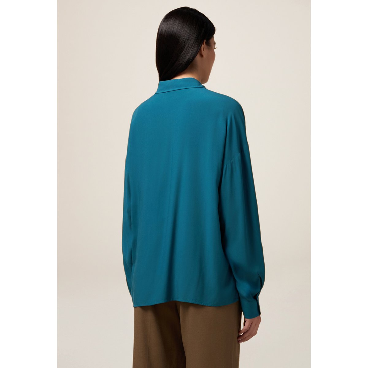 Chemise avec poches petrol blue, OLTRE