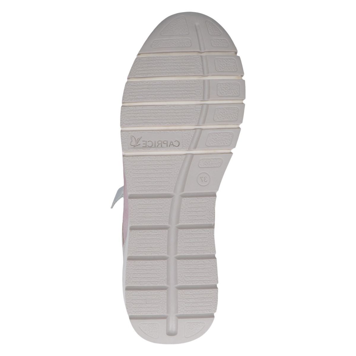 Basket en cuir blanc punch, CAPRICE